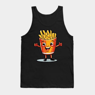 kawaii french fries T-Shirt cute ,potatofood funny Tank Top